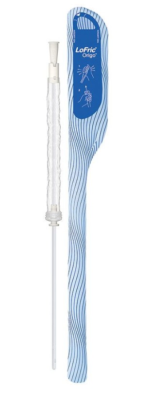 LoFric Origo Einmalkatheter mit Einführgriff, 08 Ch, 30 cm, Nelaton-Spitze von Wellspect | 4420800 | PZN 16671765